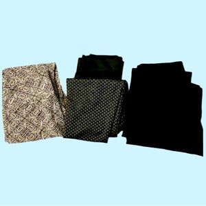 3 PAIRS OF LEGGINGS size medium one size